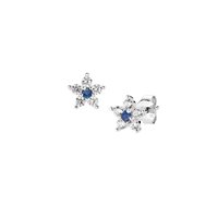 Earrings Amen Woman Rainbow in Silver ESTEBBLB - ESTEBBLB